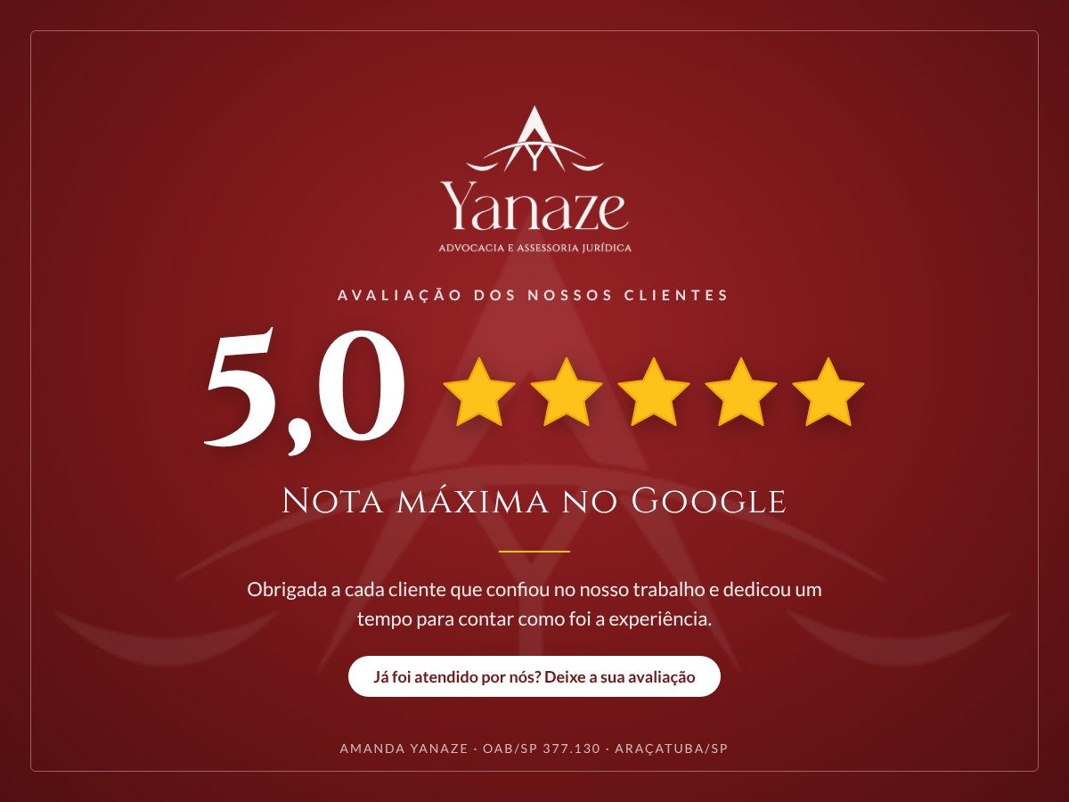 Avaliação dos nossos clientes: nota 5,0 no Google